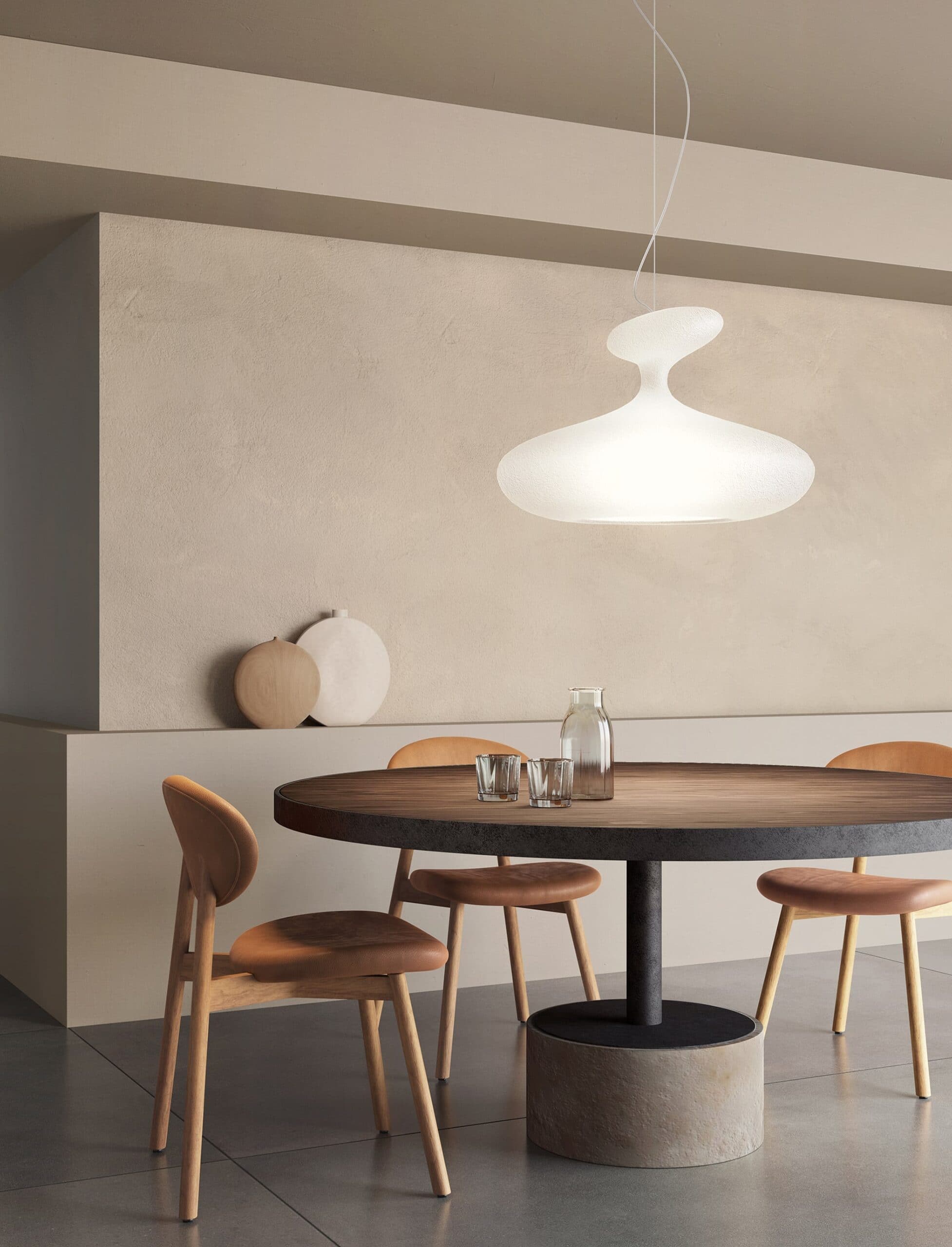ΚΡΕΜΑΣΤΟ ΦΩΤΙΣΤΙΚΟ WHITE FIBERGLASS 