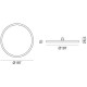 ΜΑΓΝΗΤΙΚΟ SPOT D:19,7cm 15W GOLD MATT ITALY