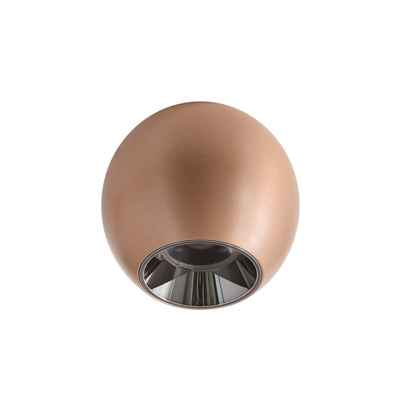 ΕΞΩΤΕΡΙΚΟ LED SPOT MATT BRONZE D:8,5cm ITALY