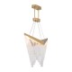 ΚΡΕΜΑΣΤΟ ΦΩΤΙΣΤΙΚΟ CHANDELIER MATT GOLD ACRYLIC 