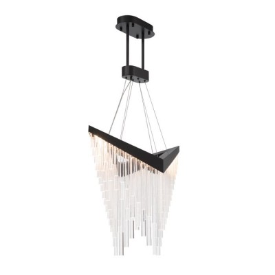 ΚΡΕΜΑΣΤΟ ΦΩΤΙΣΤΙΚΟ CHANDELIER MATT BLACK ACRYLIC 