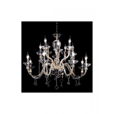 ΚΡΕΜΑΣΤΟ 16/ΦΩΤΟ ΠΟΛΥΕΛΑΙΟΣ BLOWN GLASSES HAND-MADE LIGHTING COLLECTION D 96 CM