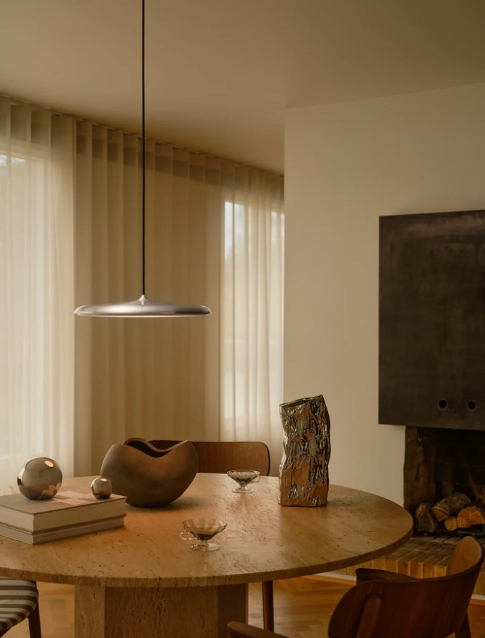 ΚΡΕΜΑΣΤΟ ΦΩΤΙΣΤΙΚΟ STAINLESS STEEL D:40CM 