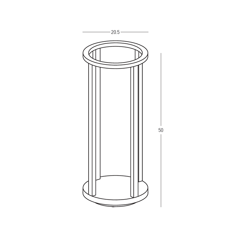 OUTDOOR FLOOR LED LIGHT 9.2W 3000K GRAPHITE IP65