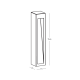 OUTDOOR BOLLARD LED LIGHT CONCRETE- METAL - GLASS